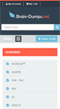Mobile Screenshot of brain-dumps.net