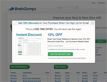 Tablet Screenshot of brain-dumps.info